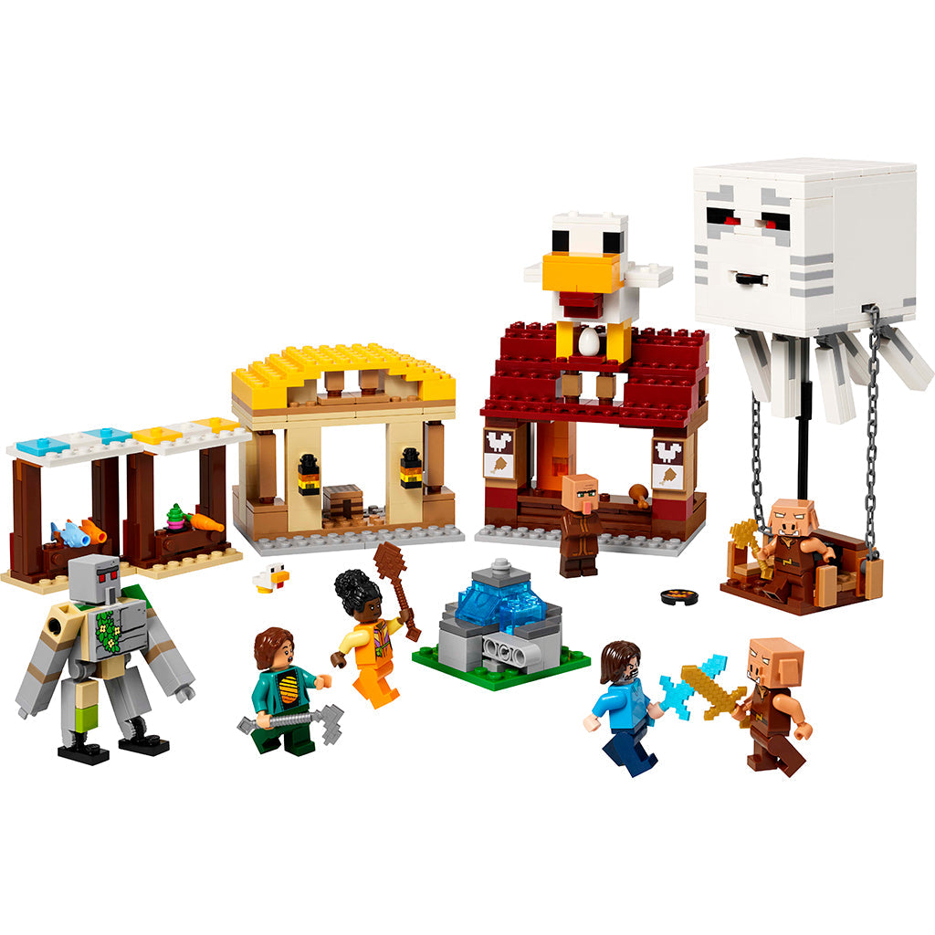 LEGO® Minecraft, Ghast-ballongens angrep på landsbyen