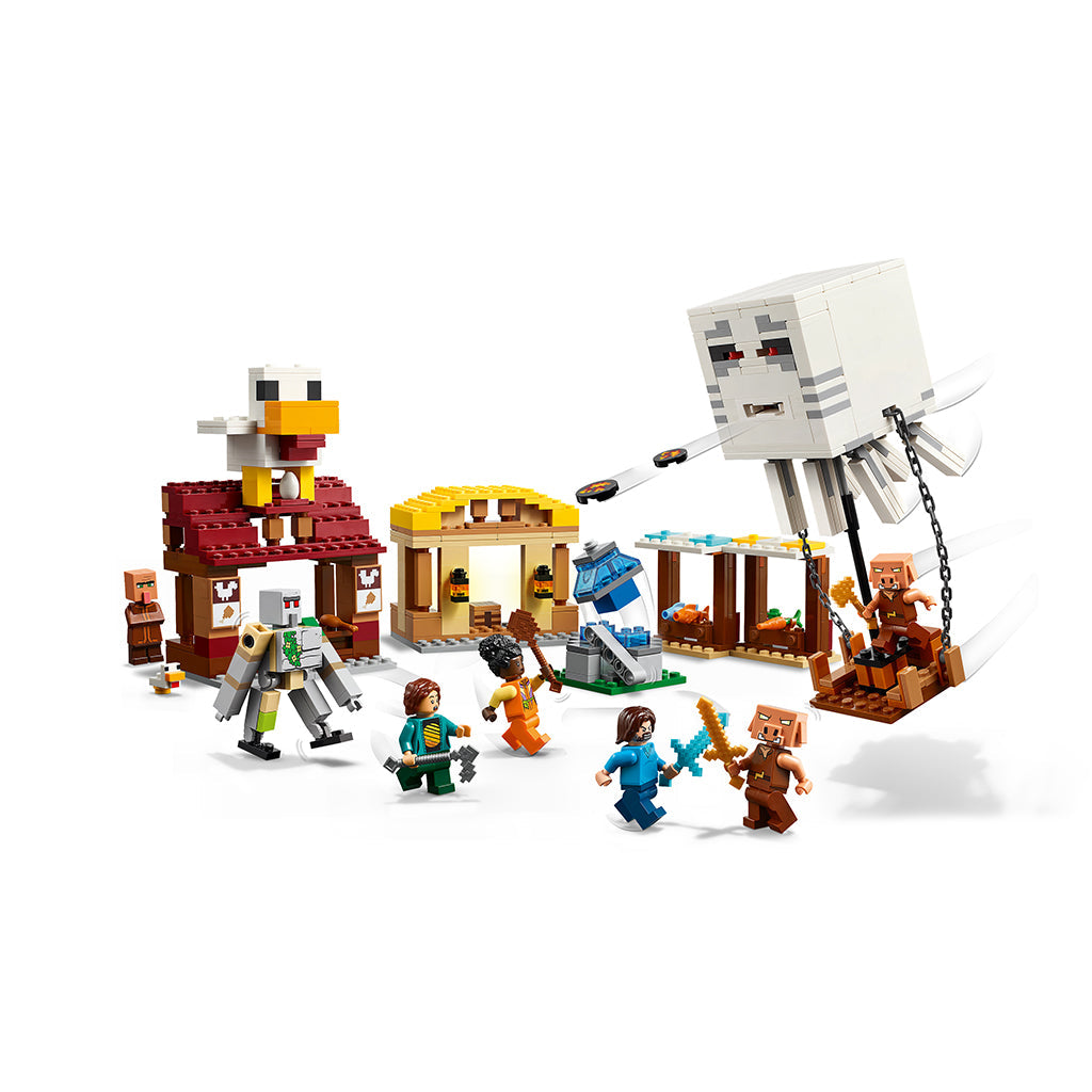 LEGO® Minecraft, Ghast-ballongens angrep på landsbyen