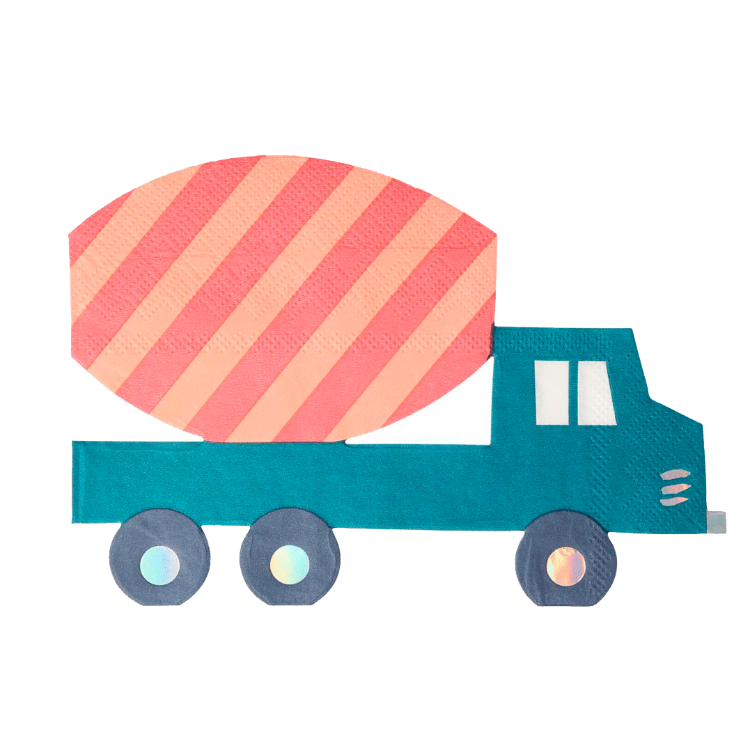 Meri Meri servietter, Arbeidsbil – 16 stk.