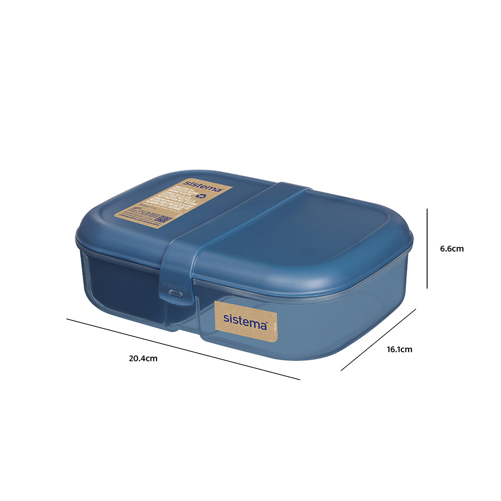 Sistema Ribbon Lunch To Go matboks, 1.1 L - Mountain blue