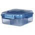 Sistema Bento Cube madkasse mountain blue, vinklet set fra siden med låget lukket