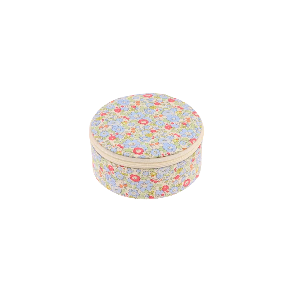 Bon Dep smykkeskrin m. Liberty print - Betsy Ann Light Blue