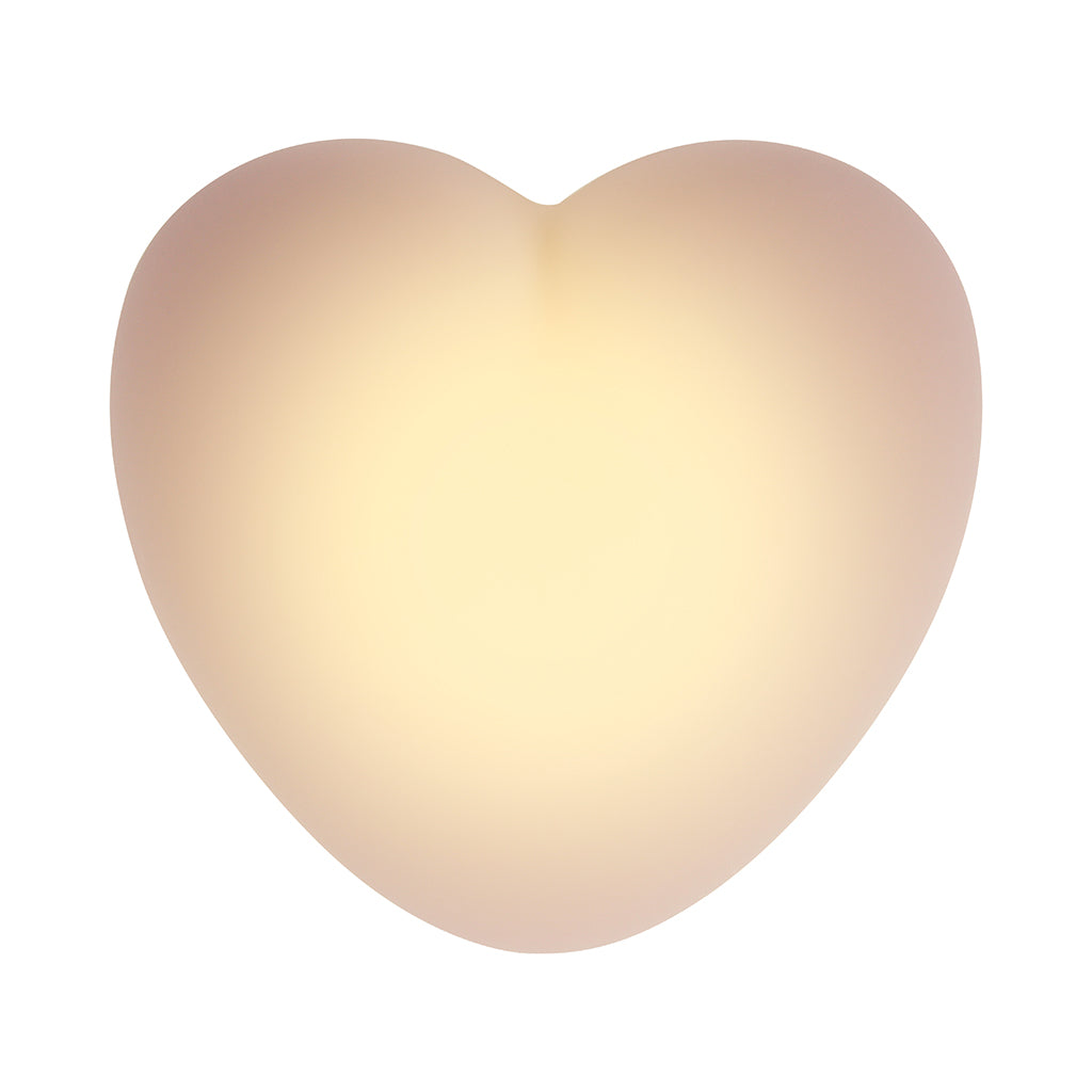 Flow Amsterdam Ruby nattlampe med hjerteform, rosa