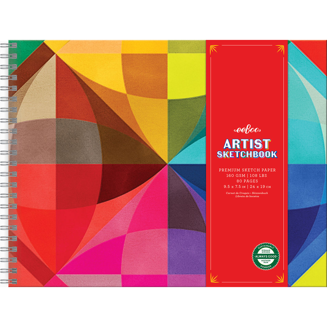 eeBoo Skisseblokk, Rainbow