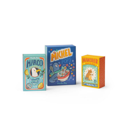 Moulin Roty Kosedyr med rangle - Due Michel