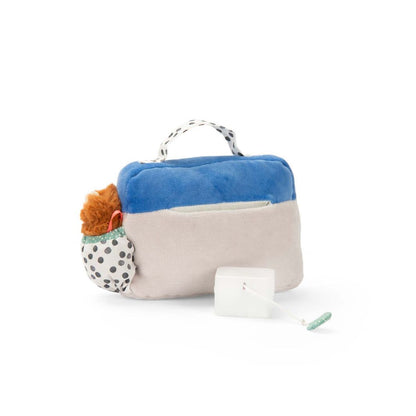 Moulin Roty Kosedyr med musikkmekanisme, Radio 22 cm - Puce &amp; Pilou