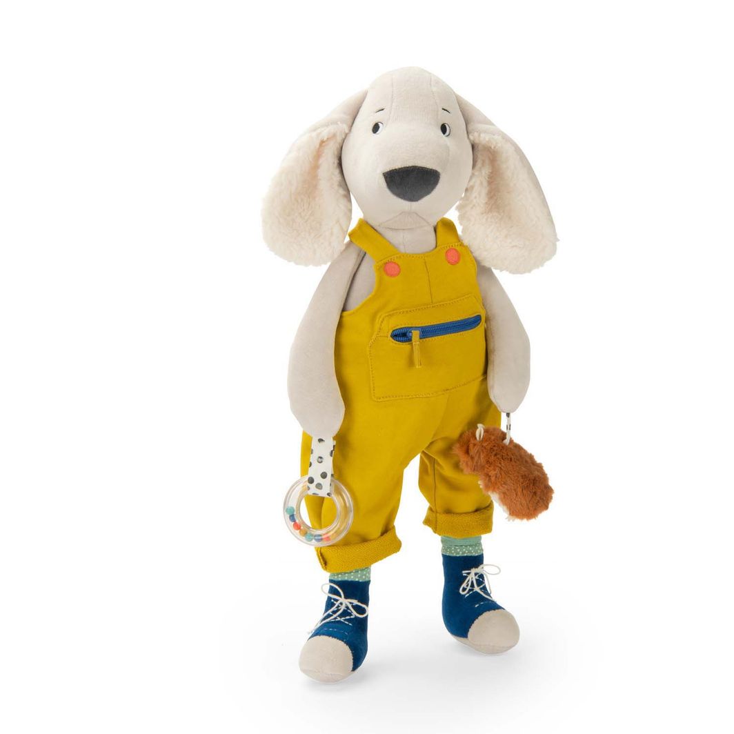 Moulin Roty Aktivitetsbamse – Hunden Pilou 56 cm