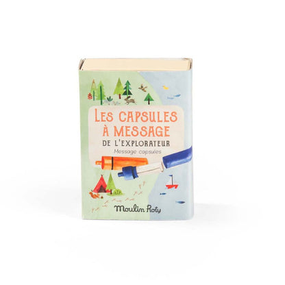 Moulin Roty, nøkkelring med kapsel til hemmelige beskjeder, 2 stk - Le Jardin du Moulin