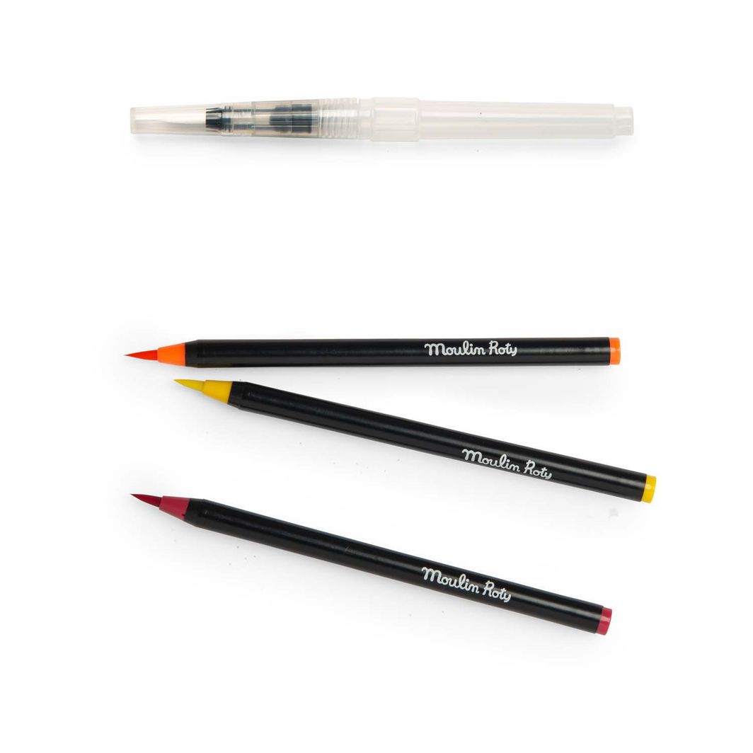 Moulin Roty Akvarell penseltusjer 12 stk - Le Jardin du Moulin