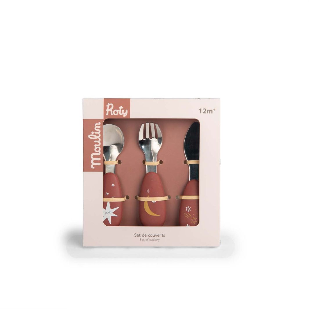 Moulin Roty Mitt første bestikksett, Après la pluie