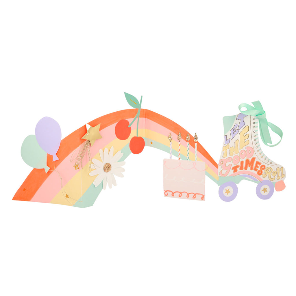 Meri Meri bursdagskort, Rulleskøyte