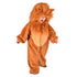 Den goda Fen løve jumpsuit til baby i brun.