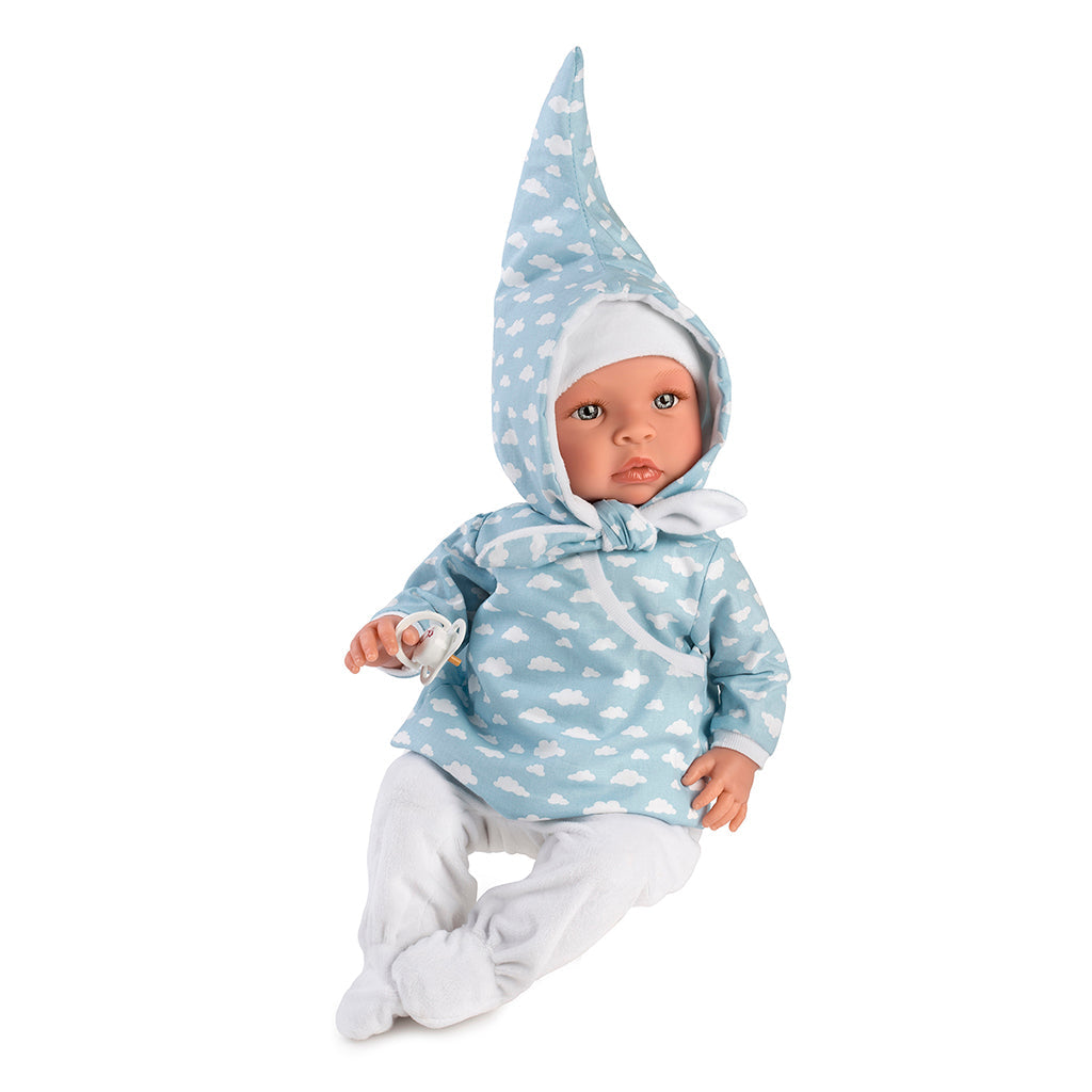 Así Leo Nordisk babydukke, 46 cm - Nubes Azules