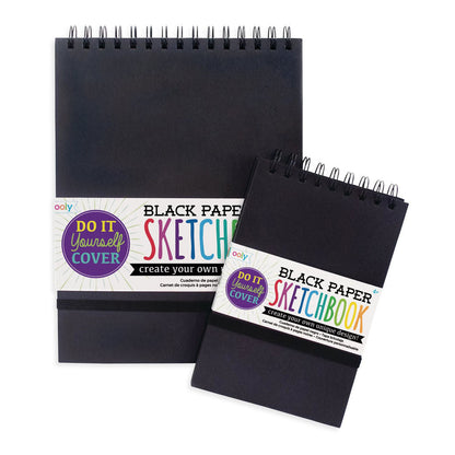 Ooly Skisseblokk, DIY – Sort 13 x 19 cm
