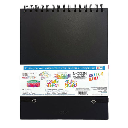 Ooly Skisseblokk, DIY – Svart 20,5 x 26,5 cm
