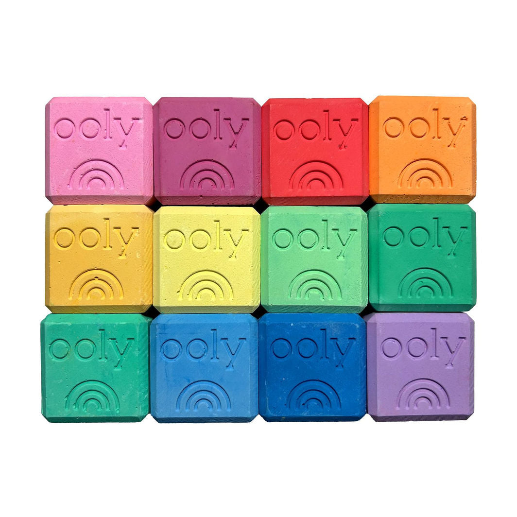 Ooly Gadekridt 12 stk - Chalk-O-Rama Block
