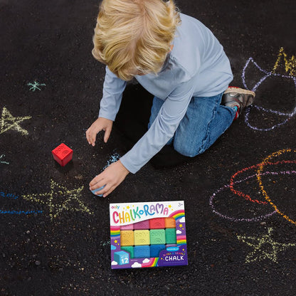 Ooly Gatekritt 12 stk - Chalk-O-Rama Block