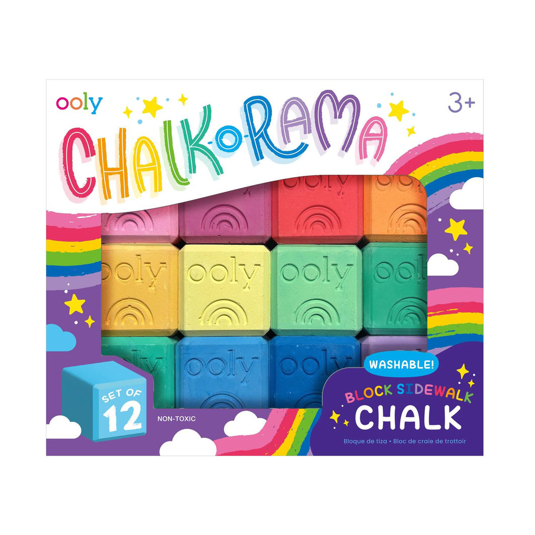 Ooly Gatekritt 12 stk - Chalk-O-Rama Block