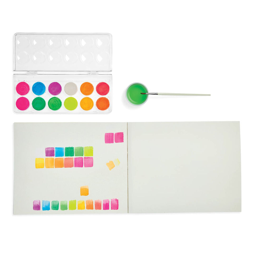 Ooly Vannfargepalett, Chroma Blends - Neon