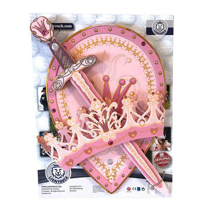 Liontouch Dronningsett m. krone, skjold og sverd, Queen Rosa