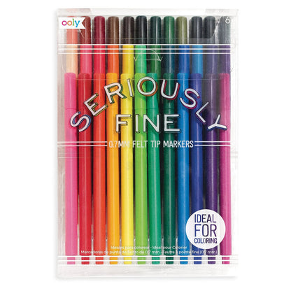 Ooly Tusjer 36 stk, Seriously Fine 0,7 mm