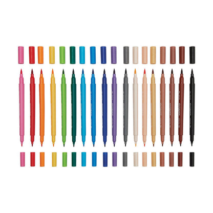 Ooly Tusjer 18 stk, Dobbeltsidet - Color Together