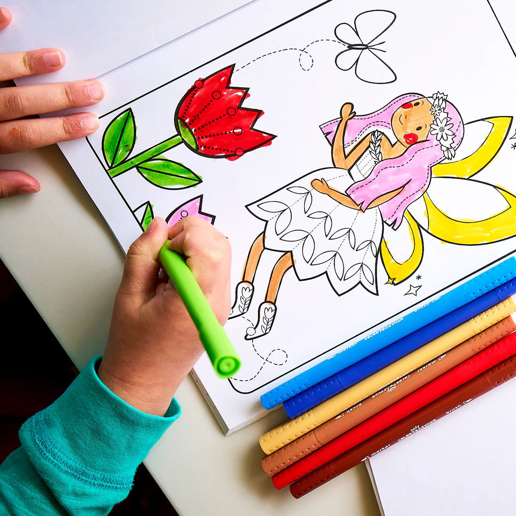 Ooly Tusjer 18 stk, Dobbeltsidet - Color Together