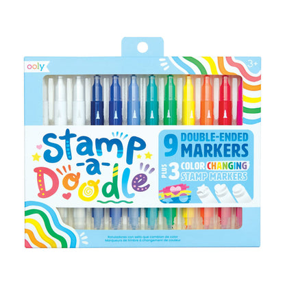 Ooly Trylletusser 12 stk, Dobbeltsidet - Stamp-A-Doodle