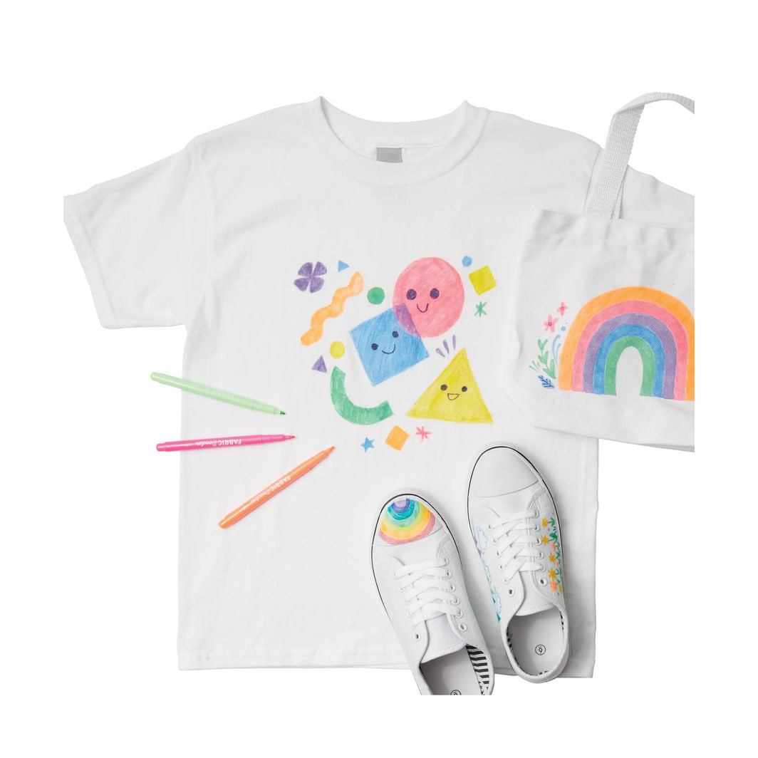 Ooly Tekstiltusjer 12 stk, Doodlers