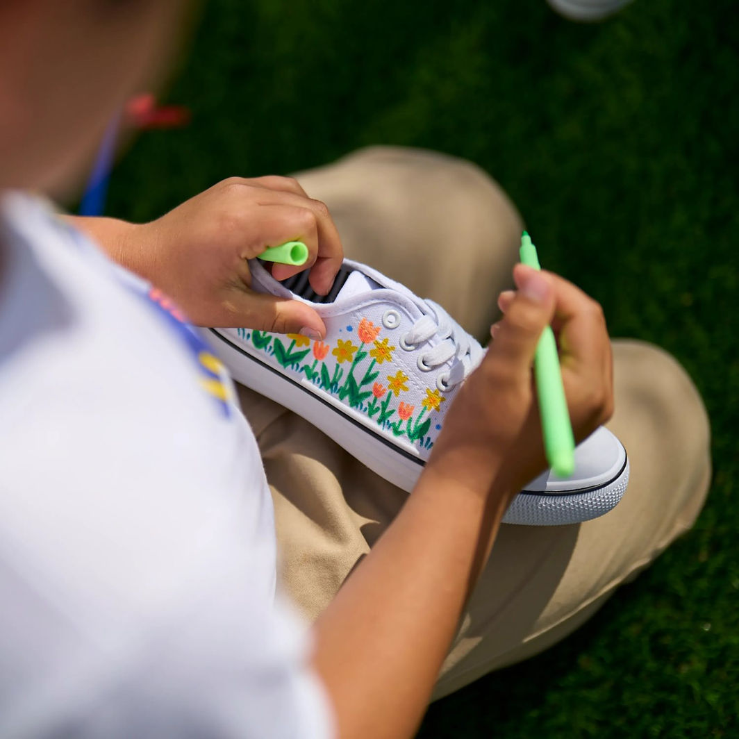 Ooly Tekstiltusjer 12 stk, Doodlers