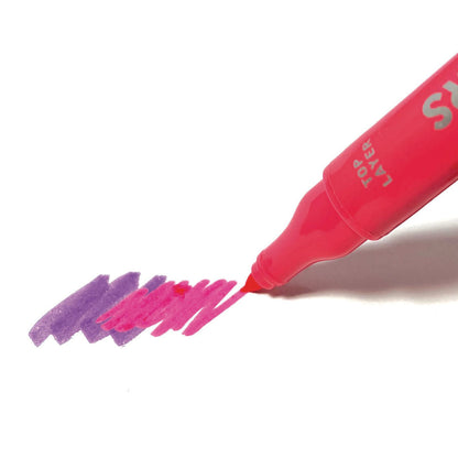 Ooly Tusjer 8 stk, Dobbeltsidet - Lag på lag