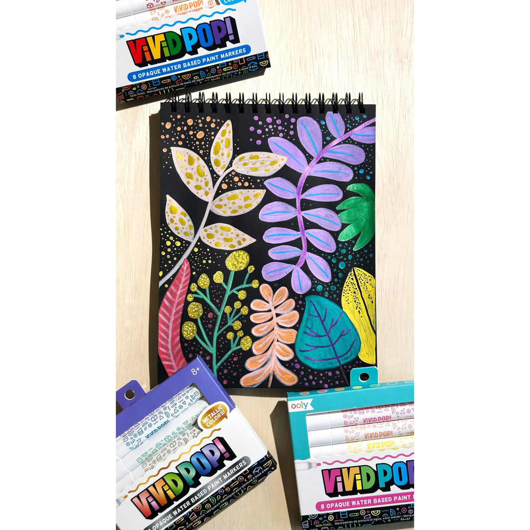Ooly Akryl tusjer 8 stk - Vivid Pop Classic