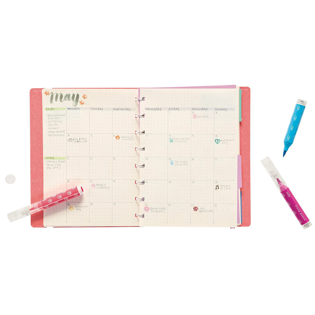 Ooly penseltusjer med stempel, 18 stk, Stampables