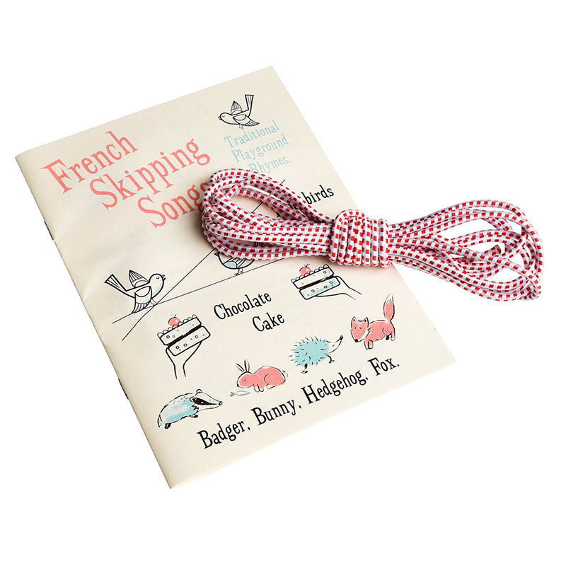 Rex London Hoppestrikk inkl. sangbok, French Skipping