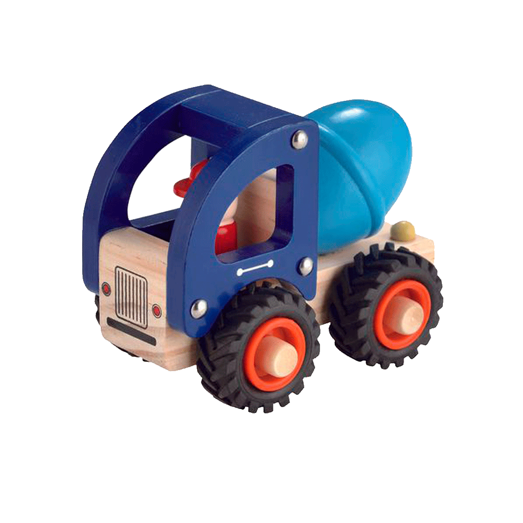 Magni Sementbil i tre med gummihjul