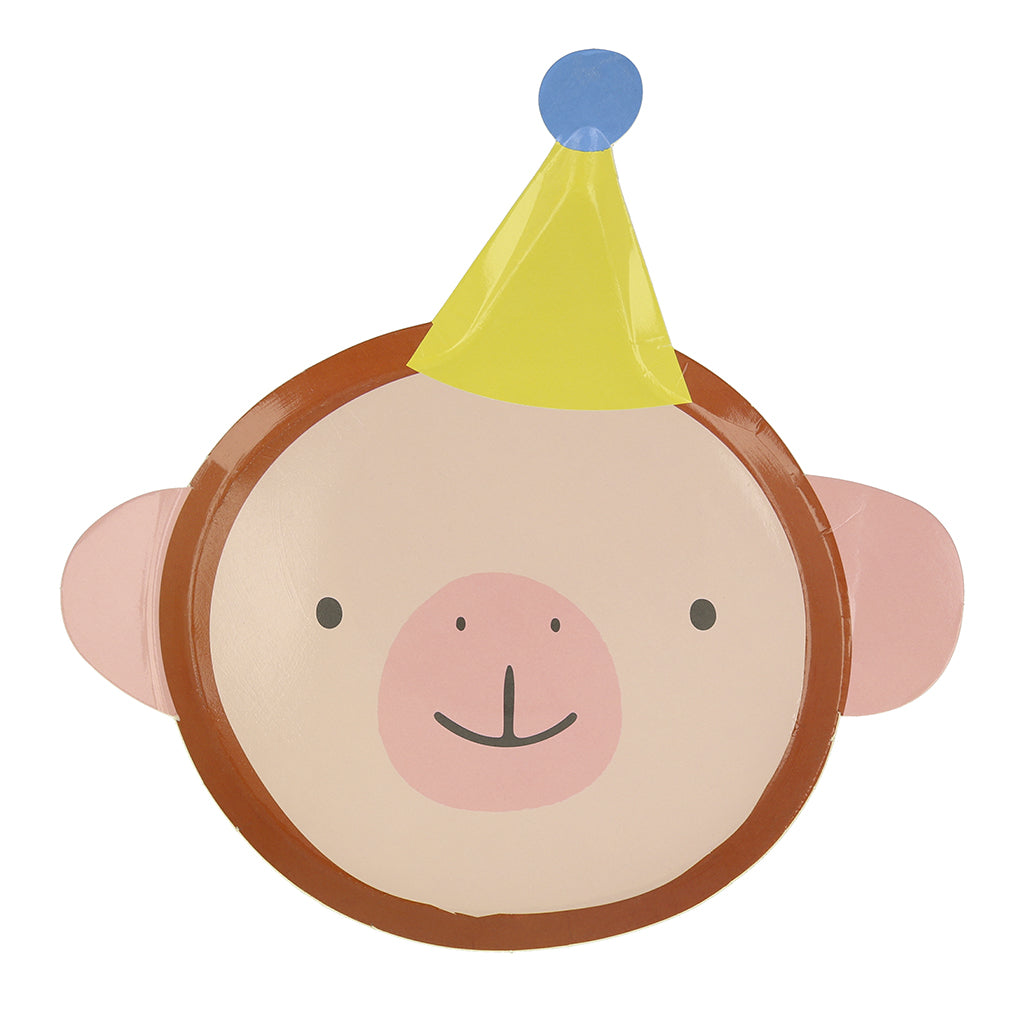 Meri Meri pappfat, Dyreparade, stansede - 8 stk.