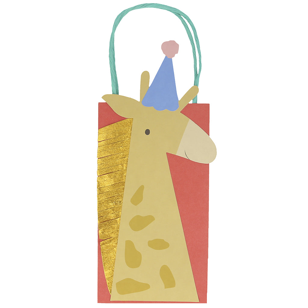 Meri Meri gaveposer, Dyreparade - 8 stk.