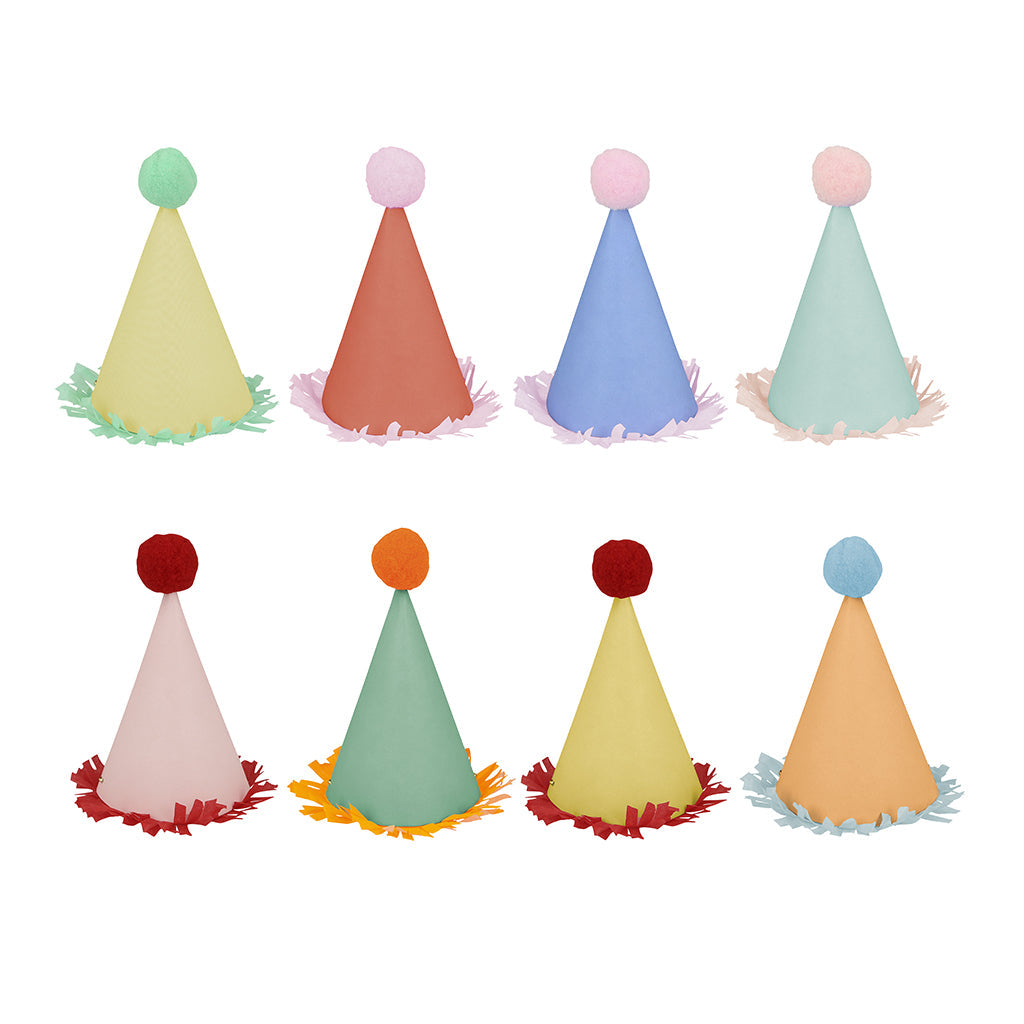 Meri Meri festhatter, Mini party hats  - 8 stk.