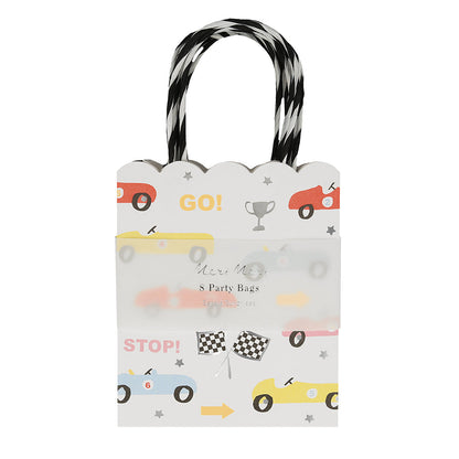 Meri Meri gaveposer, Race car - 8 stk.