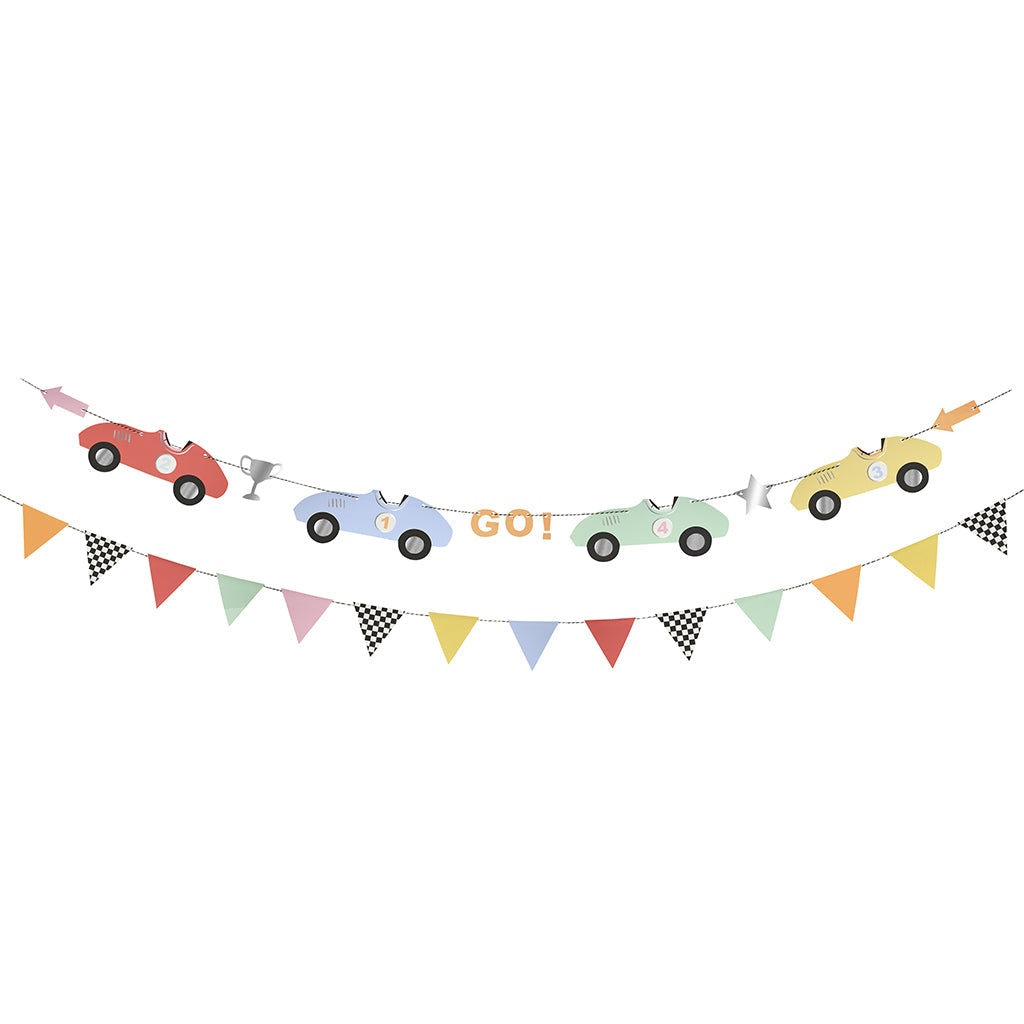 Meri Meri guirlande, Race car - 1.8 meter