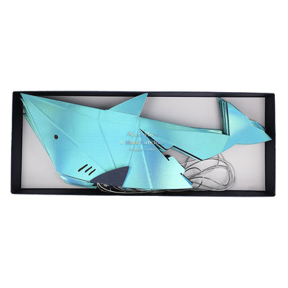 Meri Meri festhatter, Hai - 8 stk.