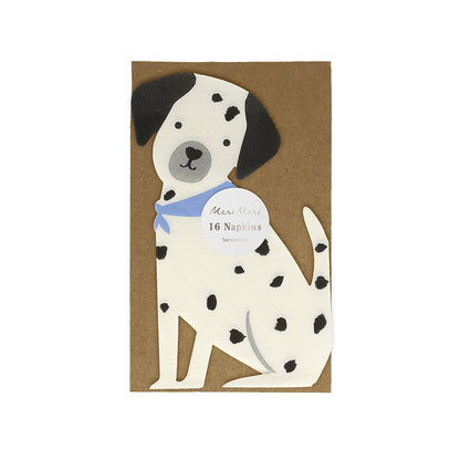 Meri Meri servietter, Hundehvalp - 16 stk.