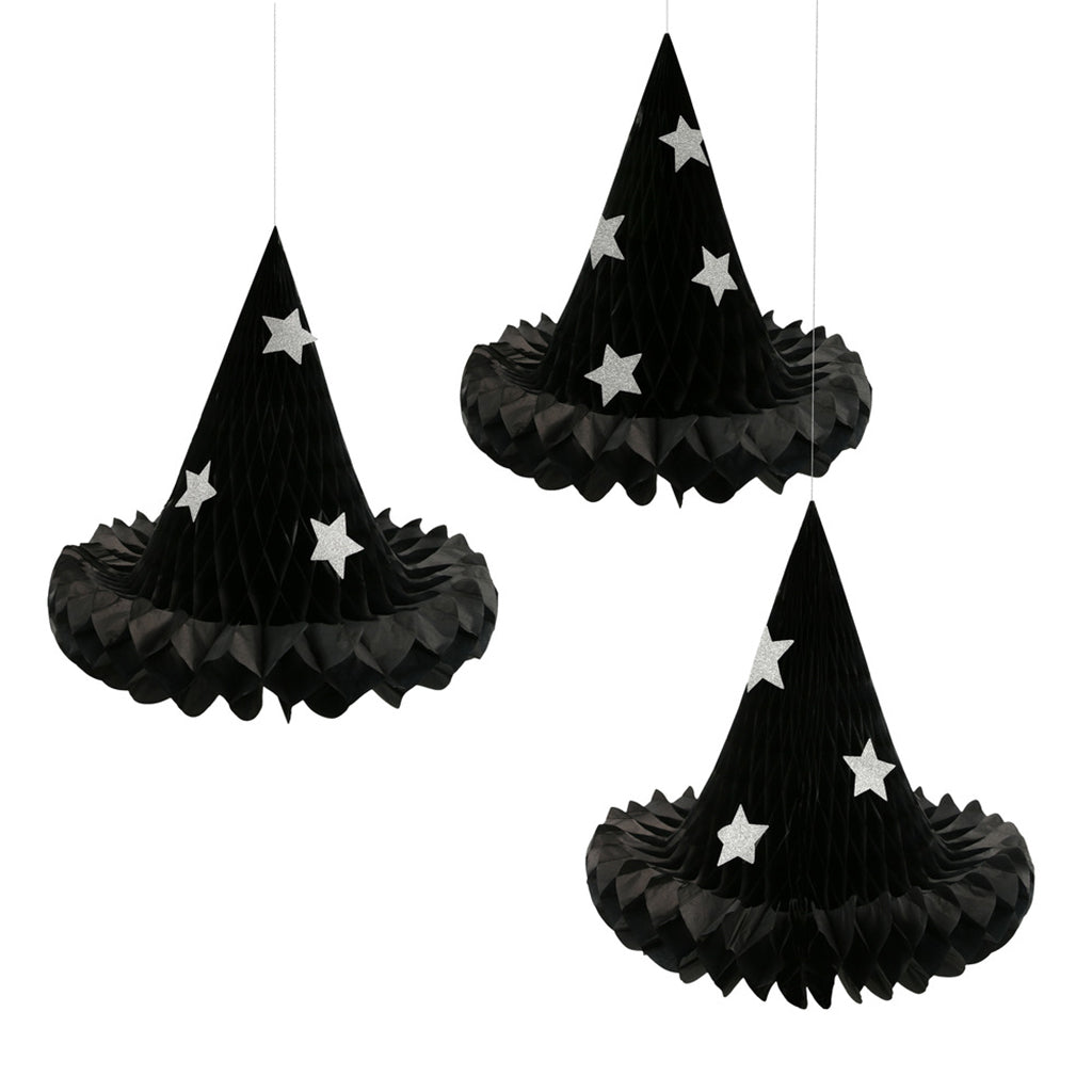 Meri Meri Halloween, Honeycomb hatte - dekoration