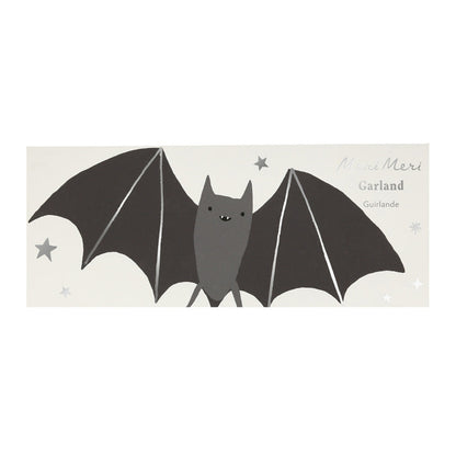 Meri Meri girlander, Halloween - Flaggermus - 1,8 meter