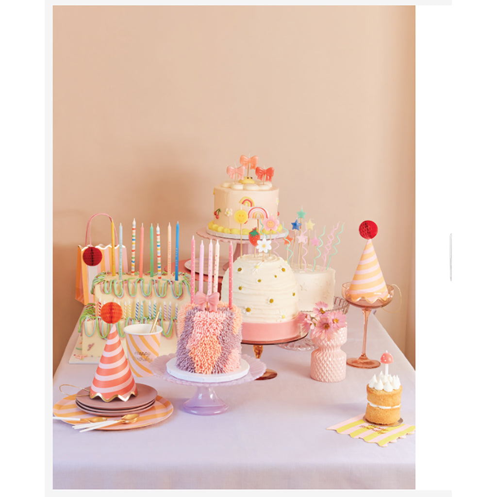 Meri Meri kakelys, Happy face icon - 6 stk