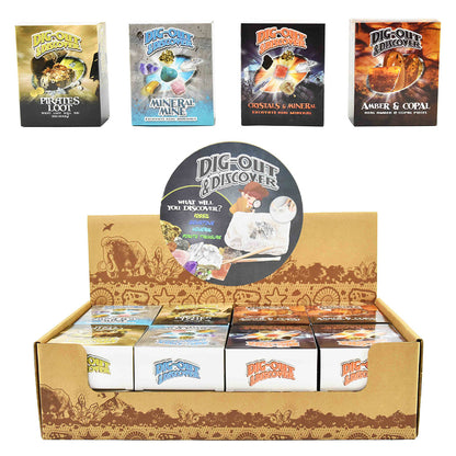 Robetoy grav ut og finn og-find, assorterete funn