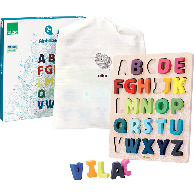 Vilac puslespill i tre, ABC