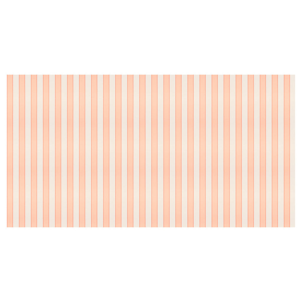 Meri Meri papirduk, Peach stripe - 259 x 137 cm
