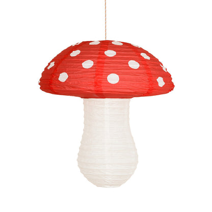 Meri Meri lanterne i rispapir, Mushroom, 3-pk.
