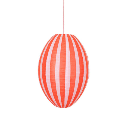 Meri Meri lanterne i rispapir, Stripy lanterns, 3-pakning - UTEN LYSPÆRE
